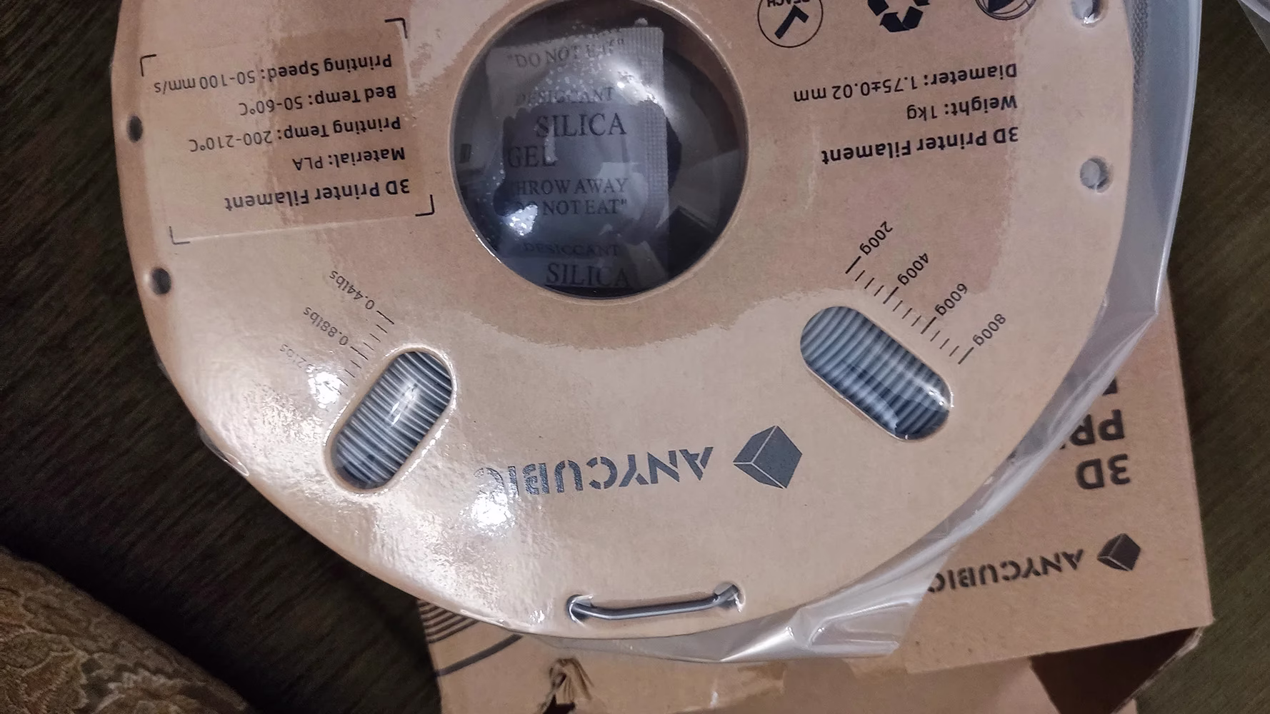 ANYCUBIC 3D Printer PLA Multicolor Filament 1.75mm 1kg/Roll Plastic Rubber Consumables Material For FDM 3D Printer Kobra photo review