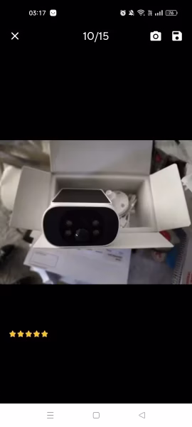 ALEVIO 2.5K Solar Camera Wireless Outdoor WIFI Cam Ultra Standby Time PIR Smart Light Color Night Vision AI Detect Battery Cam photo review