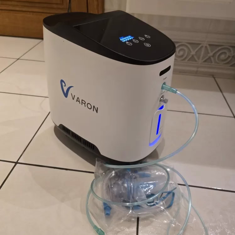 VARON 1-5L/1-7L Portable O₂ Continuous With Removable Battery For Home Travel 93% Purity Automatic Dual Ox-yg-en Delivery Modes photo review