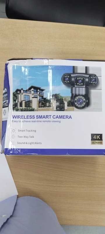 10K 20MP Home Security Outdoor WiFi Camera 4 Lens 4 Screen 360° 16X Zoom CCTV Wireless Surveillance PTZ Cam Security Protection photo review