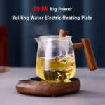 Electric Beverage Heating Plate 200W Smart Milk Tea Coffee Cup Mug Warmer for Desk 5 Temperatures with Timer Automatic Shut Off - Image 2