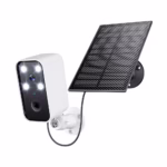 WiFi Outdoor Camera with Solar Panel 1920*1080 Battery Security Cameras Motion Detection Night Vision Alexa Only Event Recording