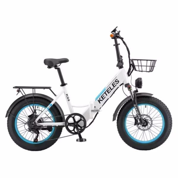 KS9 KETELES 1000W motor 48v18ah lithium battery Hydraulic Brake e-bike adult 20inch snow beach off-road urban commuter e-bicycle