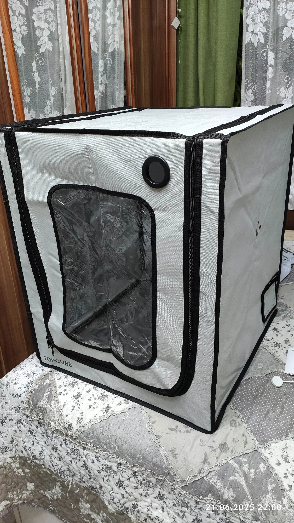 YOOPAI 3D printer Enclosure For Bambu lab A1/A1 mini 3D printer House Cover with LED light Constant Temperature Fireproof large photo review