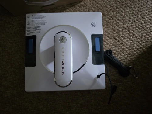 Window Cleaning Robot Liectroux YW509, 2-Way Water Spray,Home Glass Floor Wall Robot Window Cleaner,Laser Sensor,Smart Navigate photo review