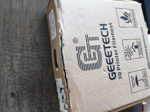 Geeetech ABS+3D Filament 1.75mm 1KG plastic, 3D Printer Material, Tangle-Free, Non-Toxic, Vacuum Packaging White Blac Redk BLue photo review