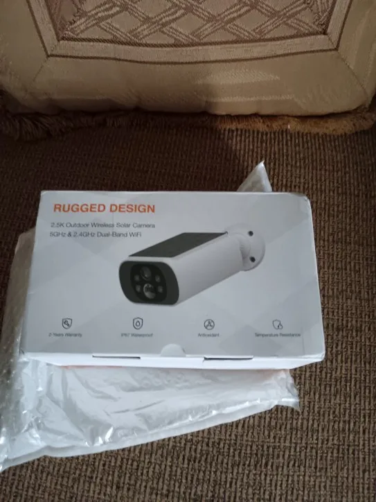 ALEVIO 2.5K Solar Camera Wireless Outdoor WIFI Cam Ultra Standby Time PIR Smart Light Color Night Vision AI Detect Battery Cam photo review