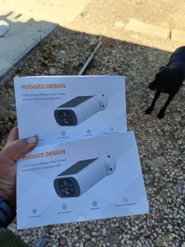 ALEVIO 2.5K Solar Camera Wireless Outdoor WIFI Cam Ultra Standby Time PIR Smart Light Color Night Vision AI Detect Battery Cam photo review